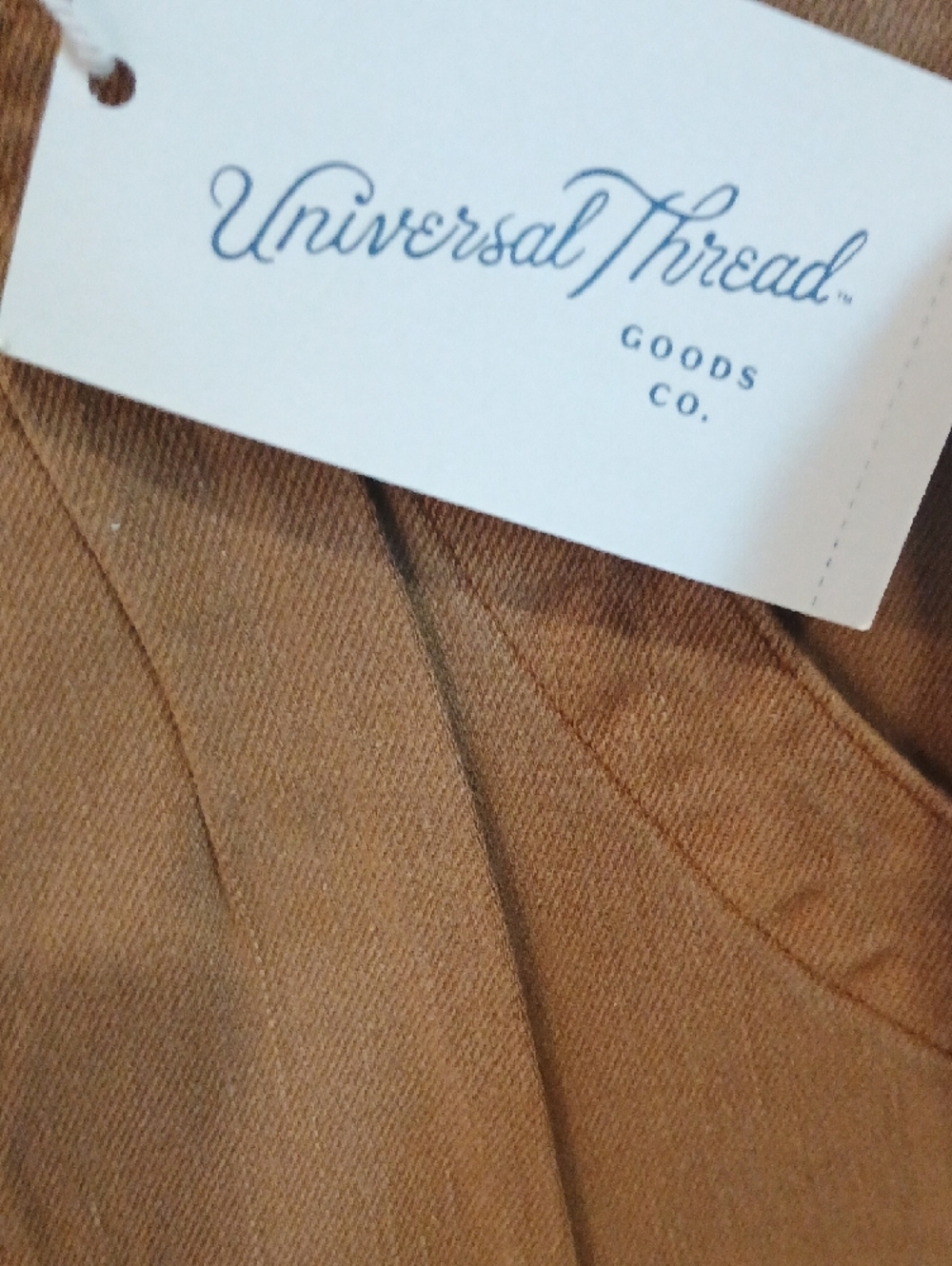 Universal Thread High-Waist Shorts in Caramel Brown - Picture 2 of 7